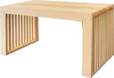 Produktbild von Home Deluxe - Sitzbank aus Holz LORA Natur - 78 cm I Gartenbank , Parkbank, Sitzgelegenheit