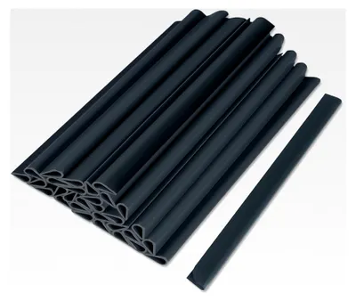 Produktbild von 50 Stück PVC Befestigungsclips für Sichtschutzfolien und Zäune in Anthrazit