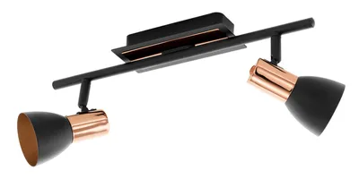 Immagine prodotto di Eglo 94585 Barnham Faretto LED 2 x 33 W acciaio nero rame