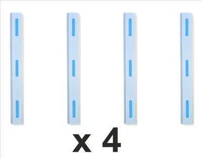 Immagine prodotto di Marina White 12 Set di 4 - parabordo per pontile, parabordo per barca per proteggere barche a motore, barche, moto d'acqua, yacht 98x12x6cm SUPERHIT DELLA STAGIONE 2024