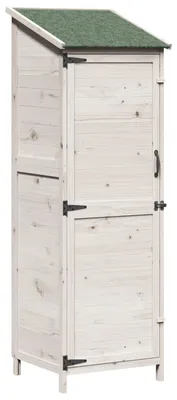 Immagine prodotto di Capanno da Giardino Bianco 59,5 x 56 x 176,5 cm