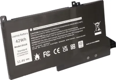Zdjęcie produktu dla Bateria pasująca do Dell Latitude 12 7000, Li-Polymer, 11,4V, 3650mAh, 42Wh, czarna