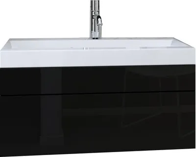 Produktbild von Meublorama FH-Vanity-80-N*1C/13KG, Schwarz, 1 Tür(en), 420 mm, 800 mm, 400 mm, 13 kg