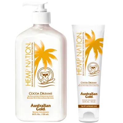 Immagine prodotto di Australian Gold Hemp Nation Cocoa Dreams 535ml + balsamo idratante 83ml