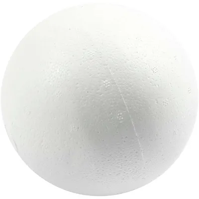 Produktbild von Styropor-Kugeln, D 12 cm, Weiß, 25 Stk/ 1 Btl. [HOB-543130]