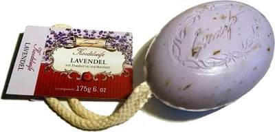 Produktbild von Einseifer Kordelseife mit Sheabutter Lavendel, 175 g