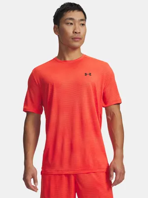 Image de T-shirt à manches courtes Under Armour UA Tech Vent VHS Jacquard pour homme, taille MD