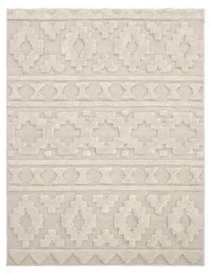 Produktbild von TT Home Wohnzimmer Teppich Hochflor Langflor Schlafzimmer Boho Design 3D Design Skandi Design Modern Unifarben Größe 80x150 cm
