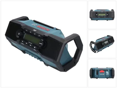 Zdjęcie produktu dla Bosch GPB 18V-2 SC Professional, Miejsce pracy, DAB+, FM, 87,5 - 108 MHz, 174.928 - 239.2 MHz, 15 W, Czarny, Niebieski