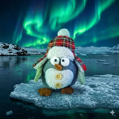 Produktbild von Niedlicher Pinguin ca. 16 cm - Weihnachtsdekoration