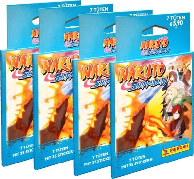 Image de Naruto Shippuden (2023) - Autocollants à collectionner - 5 blisters
