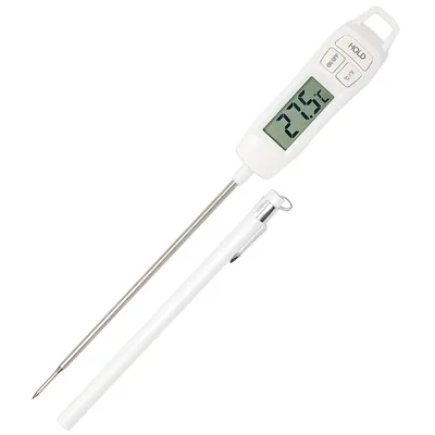 Immagine prodotto di Termometro da arrosto, termometro per carne e alimenti Joejis - Ampio display LCD digitale - Termometro da cucina ideale per misurare con precisione la temperatura di bevande, carne, pollo, barbecue e altro ancora