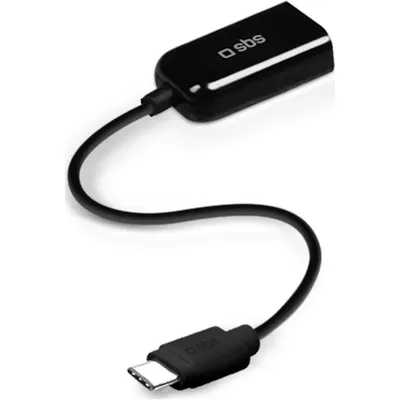 Produktbild von SBS Adapter USB-C - USB, Schwarz