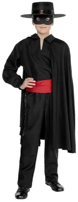Produktbild von Zorro - Kostüm für Kinder - Fasching Karneval Halloween Kindergröße: 140