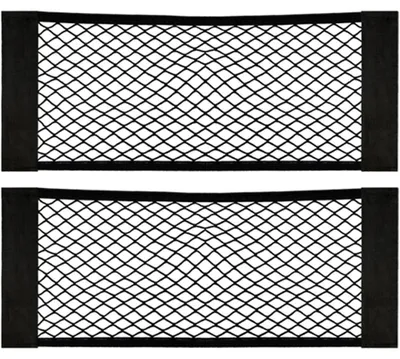 Productafbeelding van Bagagenet voor de kofferbak, met klittenbandsluiting, geschikt voor auto's en SUV's, 60x25 cm (2 stuks)