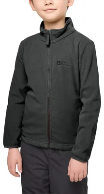 Produktbild von Jack Wolfskin Uni Kinder Taunus Fleece-Jacke, Granite Black, 116 EU