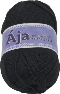 Immagine prodotto di Filato AJA - 50g / 217 m - Nero