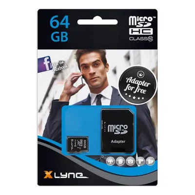 Image de xlyne 7464001, 64 Go, MicroSDHC, classe 10, noir
