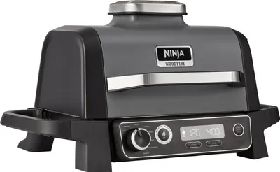 Produktbild von Ninja Woodfire OG701EU elektrický gril a udírna, 2400w, 7 funkcí vaření, šedá