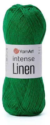 Produktbild von YarnArt Intense Linen Absinth 4126 – Sommergarn Leinen/Viskose 50g 175m