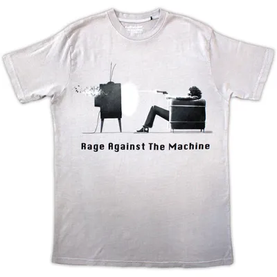 Produktbild von Rage Against The Machine Won't Do (Wash Collection) Light Grey Mineral Wash L T-Shirt