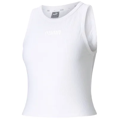 Immagine prodotto di Canotta donna Puma Modern Basics Ribbed Tank S Bianco