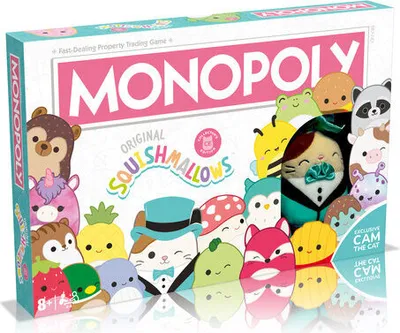 Zdjęcie produktu dla Gra Monopoly Squishmallows planszowa wersja kolekcjonerska