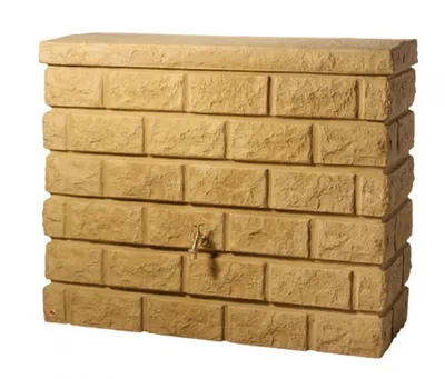 Zdjęcie produktu dla Zbiornik ścienny GARANTIA Rocky 400 L piaskowiec