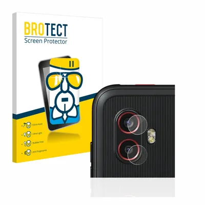 Produktbild von BROTECT Schutzglas für Samsung Galaxy XCover 6 Pro Enterprise Edition (NUR Kameraschutz) Schutzfolie Panzer Folie Glas Display Schutz klar