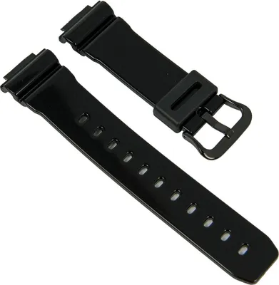 Produktbild von Ersatzband Resin schwarz glänzend für Casio GW-M5610BB-1