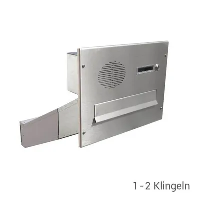 Produktbild von D-042 Edelstahl Durchwurfbriefkasten mit Sprechsieb