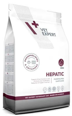 Zdjęcie produktu dla Dieta weterynaryjna VET EXPERT Hepatic dla psów - sucha karma dla psów - 2 kg