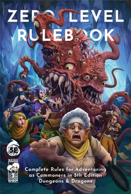 Zdjęcie produktu dla 5E RPG Zero Level Rulebook - Tabletop-Rollenspiel - ENG Edition