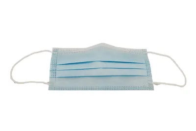 Produktbild von Axis Line Mund-Nasen-Maske Blau 3 lagig