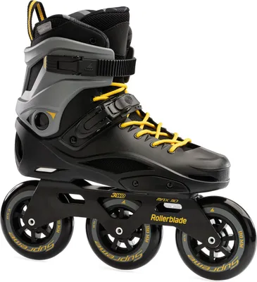 Zdjęcie produktu dla Łyżworolki Rollerblade RB 110 Black/Saffron Yellow 47