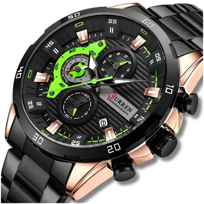 Zdjęcie produktu dla Zegarek Męski Curren Klasyczny Elegancki Chronograf Datownik 4 Kolory