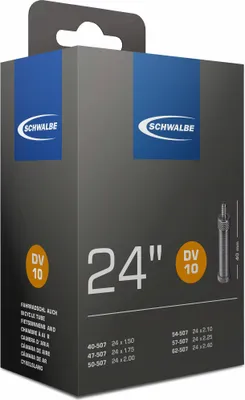 Immagine prodotto di Schwalbe 10421611 camera d'aria per bicicletta valvola Dunlop 24" 40 - 62 mm