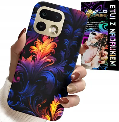 Zdjęcie produktu dla Etui Do Realme 16 Pro 5G - Abstrakcyjne Kolorowe Wzory + Folia