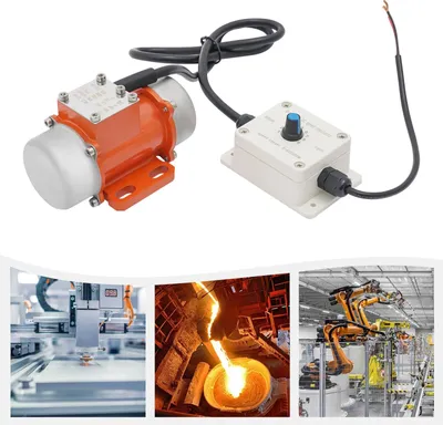 Immagine prodotto di Motore vibrante - Motore vibrante industriale - 60 W - 4000 giri/min - IP65 - Velocità regolabile