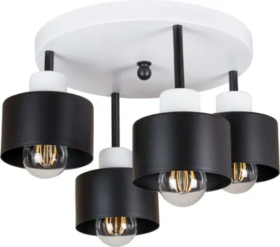 Produktbild von Weiße Deckenlampe 4OST3030WE Deckenleuchte 4-flammig