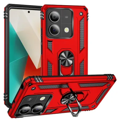 Produktbild von Armor Shield Handyhülle für Xiaomi Redmi Note 13 5G Hülle Ultra Hybrid Case Handy Schutzhülle, Rot