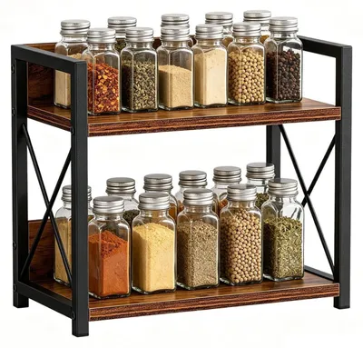Imagen del producto de Soporte de hierbas de dos niveles para la cocina