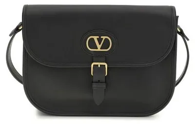 Image de Valentino Garavani sac porté épaule en cuir de veau noir 8Y2B0S78RBN_0NO