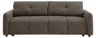 Produktbild von 3-Sitzer-Schlafsofa aus strukturiertem Taupe-Stoff ZAREMI