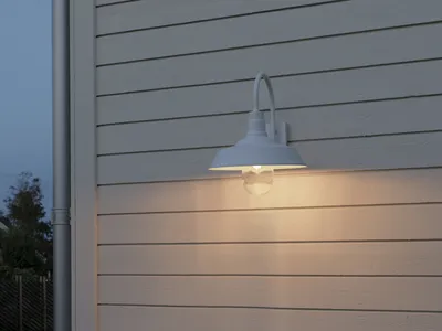 Produktbild von LED Außenwandleuchte Weiß, Wandlaterne Terrassenbeleuchtung für Hauswand Balkon