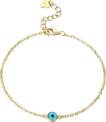 Produktbild von Karisma Damen Silber 925 rhodinert Armband Böses Auge Nazar Verlängerung 3cm - Gold