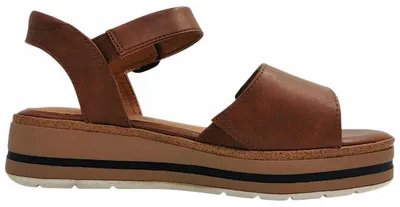 Imagen del producto de Jana. Sandalias de tacón alto, color marrón, para uso casual