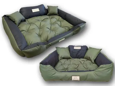 Immagine prodotto di Letto grande per cani e gatti 145 x 115 verde - Kingdog