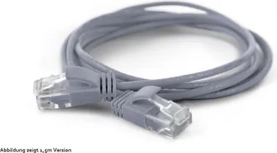 Produktbild von Wantec Patchkabel UTP  CAT6a           d=2,8mm  2,00m grau