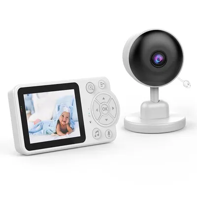 Produktbild von ZELURXX Babyphone mit Kamera, 2.8 Zoll Display, Nachtsicht, Zwei-Wege-Audio, Temperaturüberwachung, Weckruf, Lullabies